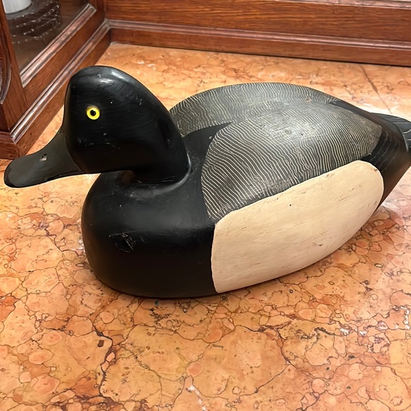 1940’s carved wooden duck decoy